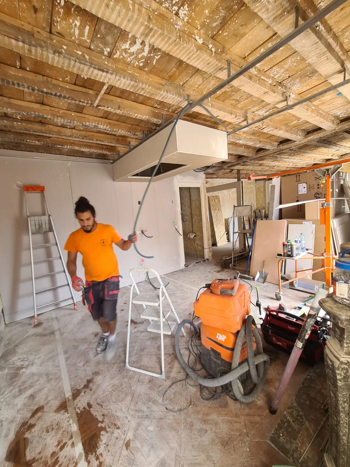 Chantier de rénovation électrique par Fisalec
